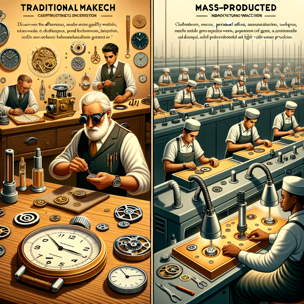 Uhrmacherkunst vs. mass-produced watches: What sets them apart?